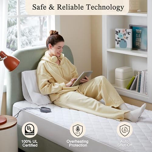Beautyrest Cotton Blend Heated Mattress Pad Secure Comfort Technology - Image 5