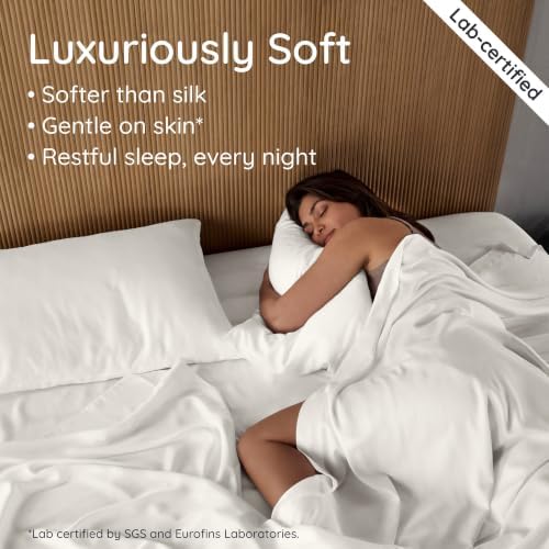Bambaw 100% Viscose Derived from Bamboo Pillowcase Standard Size – Set of 2 - Image 4