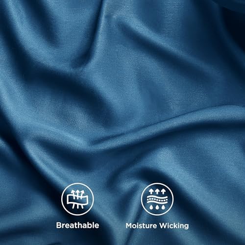 Bedsure PureWoven 100% Rayon Derived from Bamboo, Twin Bed Sheets, 3 Pieces - Image 4