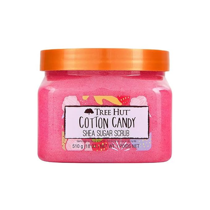 Tree Hut Cotton Candy Shea Sugar Scrub, Exfoliating, Hydrating & Moisturizing by TreeHut