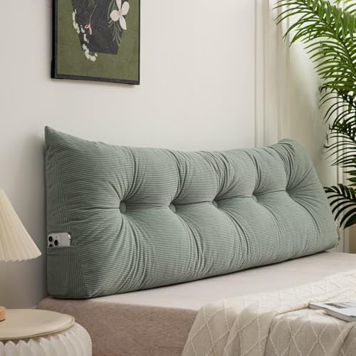 Headboard Wedge Pillow Full Triangular Bolster Pillows by UUluhao