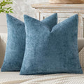 MIULEE Decorative Couch Throw Pillow Covers 20x20 Inch Coastal Blue 2 Pack by MIULEE