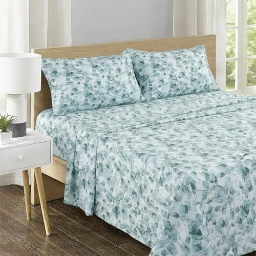Feather & Stitch 100% Cotton Sateen 500 TC Twin Size Bed Sheet Set - Image 2