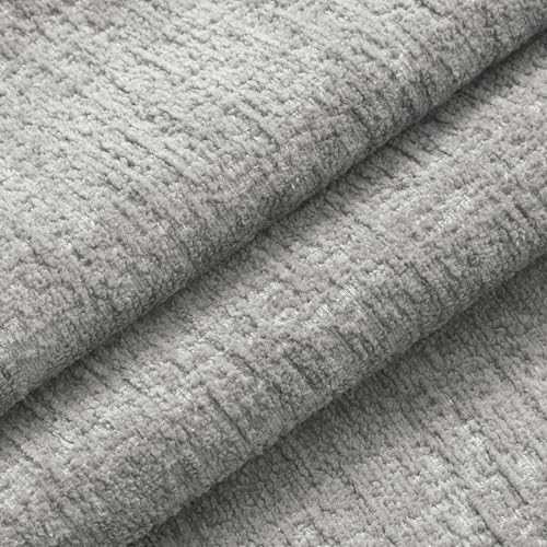 MIULEE Couch Pillow Covers Textured Chenille Home Decor 20x20 Medium Grey - Image 2