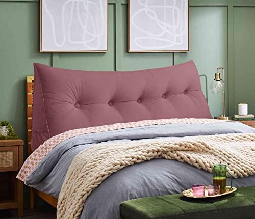 Peachwell Handmade Headboard Pillow-King Size Wedge Support Large Bolster - Image 2