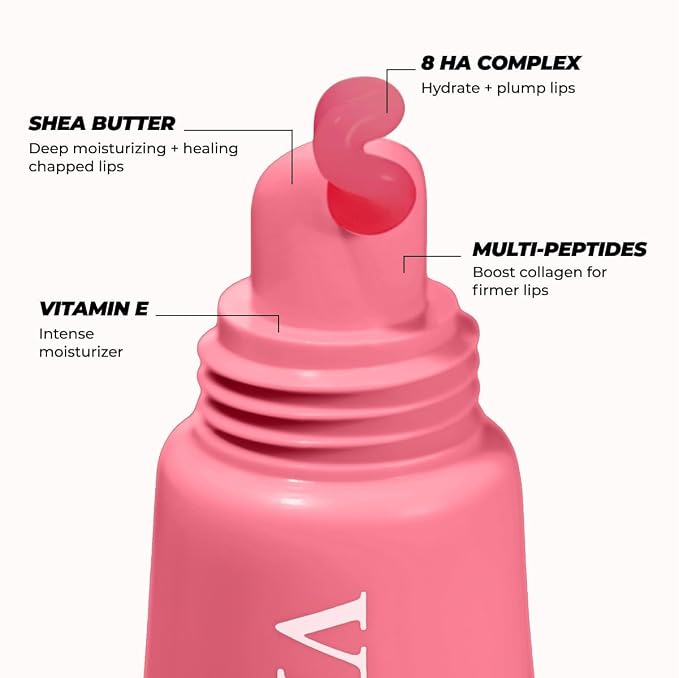 Vitamasques Lip Butter Balm Strawberry Pack of 3, Korean Lip Balm - Image 3