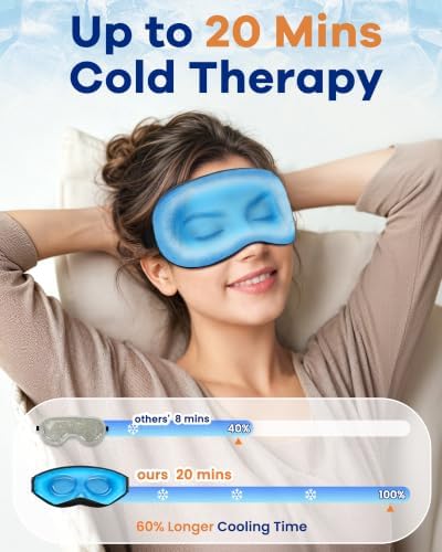 BeeVines 3D Contoured Cooling Eye Mask - Image 3