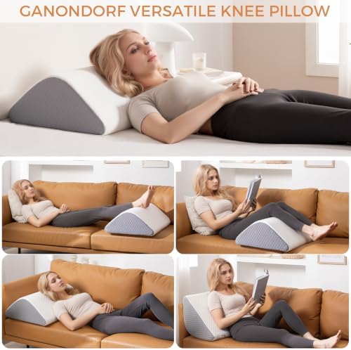 Knee Wedge Pillow for Post-Surgery Recovery-Leg Elevation Support for Sleep - Image 2