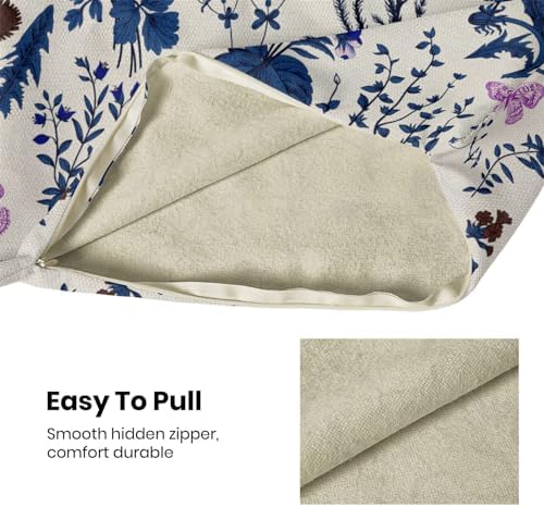AEIOAE Summer Pillow Covers 20x20 Inch Set of 2, Seasonal Floral Outdoor - Image 5