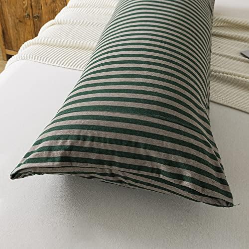 H HOUSEHOLD 100% Jersey Knit Cotton Body Size Pillowcases Set of 1, Super Soft - Image 2