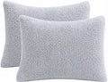 REAFORT Sherpa Pillowcases Set of 2, Zipper Closure by Reafort