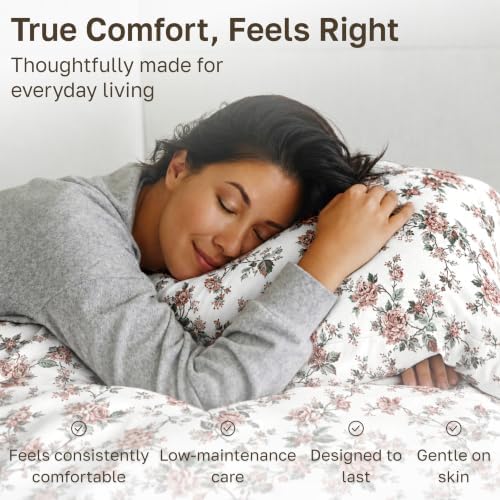 California Design Den Soft 100% Cotton Sateen Full Size Bed Sheets Set - Image 5