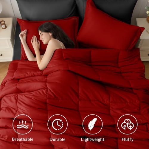 JOLLYVOGUE Oversized King Comforter Set, Ultra-Soft Bed in a Bag Oversized King - Image 2