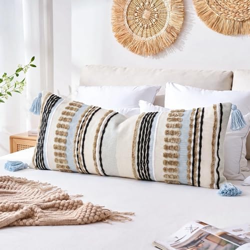 NUYECY Chenille and Cotton Long Pillow by NUYECY