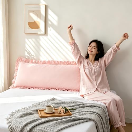 Ruffle Body Pillow Pillowcase - Image 3