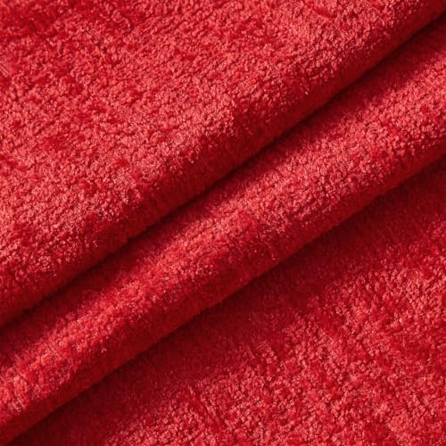 MIULEE Christmas Couch Pillow Covers Textured Chenille 12x20 Red - Image 2