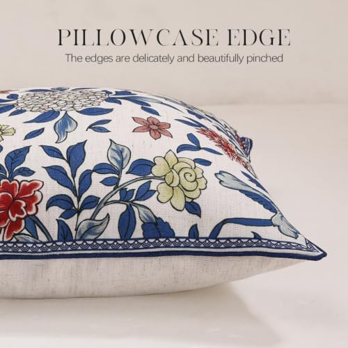 patdrea Designer Vintage Linen Throw Pillow Cover - Image 4