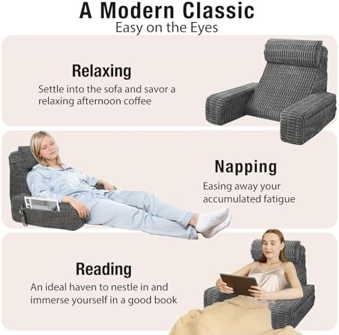 Reading Pillow for Bed Sitting Up - Image 4