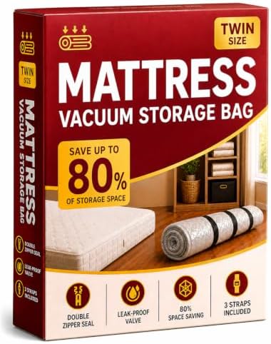 Mattress Vacuum Bag with Straps by Unknown