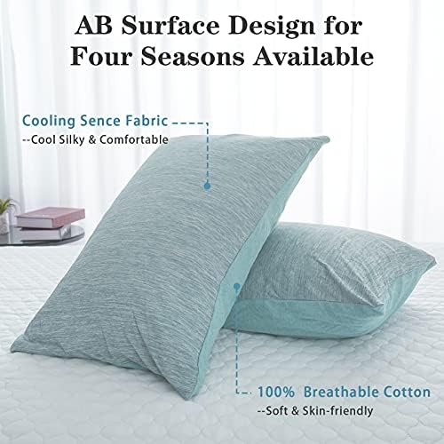 CHOSHOME Cooling Pillow Cases Zipper Pillow Covers Q-Max > 0.45 Zippered - Image 2