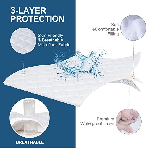 Moonsea King Waterproof Mattress Protector, Breathable, Fitted Sheet Style - Image 3