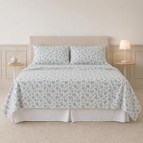 Modern Threads Printed 3-Piece Extra Soft Bedding Sheets & Pillowcase Set - Image 2