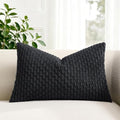 Kevin Textile Soft Corduroy 12"x24" Lumbar Pillow Cover 1 Pack by KevinTextile