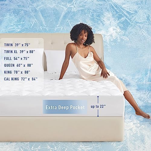 Sunflower Cooling King Mattress Pad - Image 5