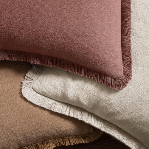MIULEE Linen Decorative Fall Lumbar Throw Pillow Covers Autumn Glaze 12x20 - Image 2