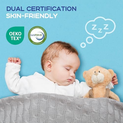 VALUXE Twin Mattress Topper 2 Inch Cooling Gel Memory Foam - Image 4