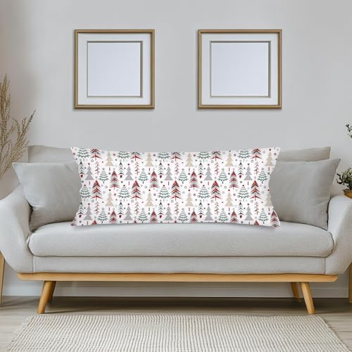 Christmas Lumbar Pillow Cover 14x36 Long Body Pillow Covers - Image 4