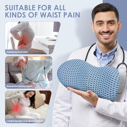 kasney Lumbar Support Pillow for Office Chair, Back Support Pillow - Image 4