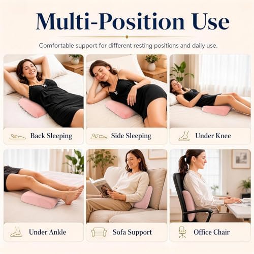 Lumbar Support Pillow for Bed Relief Back Pain: Lower Back Pillow for Sleeping - Image 6