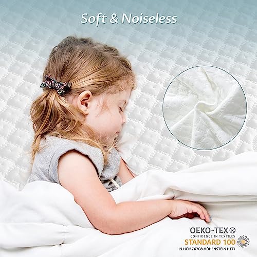Reaks Zippered Mattress Protector Queen Size, Waterproof, 7-9" Deep - Image 6