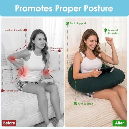 QUEEN ROSE Reading Pillow, Gaming Lap Pillow - Image 3