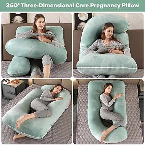 Elover U Shaped Pregnancy Pillow, Full Body Maternity Support - Image 5