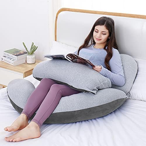 60in Full Body Pillow | Nursing, Maternity and Pregnancy Pillow | Extra Large U - Image 7
