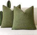 Foindtower Decorative Textured Boucle Throw Pillow Covers 24x24 Inch by Foindtower