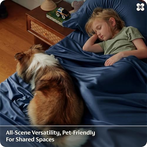 Bedsure PureWoven 100% Rayon Derived from Bamboo, King Size Sheets Set - Image 6