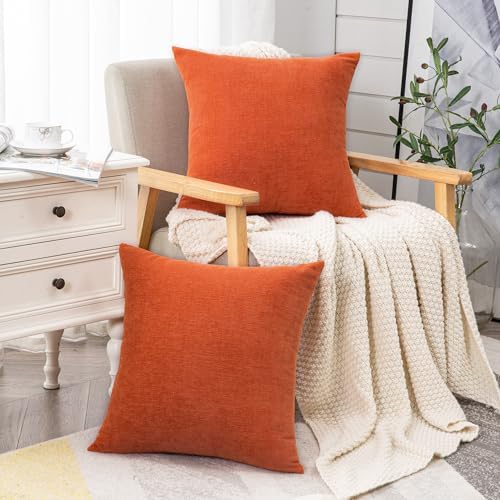 GAWAMAY Decorative Square Throw Pillow Covers 20x20 Inch Set of 2, Super Soft - Image 3