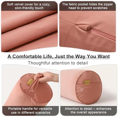 Body Pillow for Adults, Long Round Pillow, Big Cylindrical Pillow, Large Full - Image 5