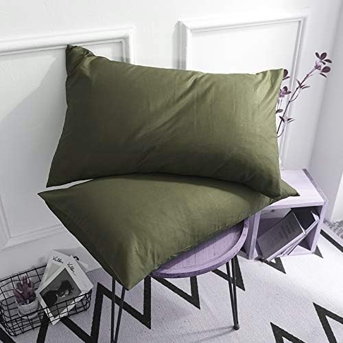 TAOSON 100% Cotton 300 Thread Count Envelope Style 2pc / Pair Pillow Cover - Image 2