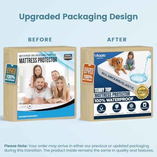 Waterproof Full Size Mattress Protector fits Upto 15" Deep Pocket - Image 5