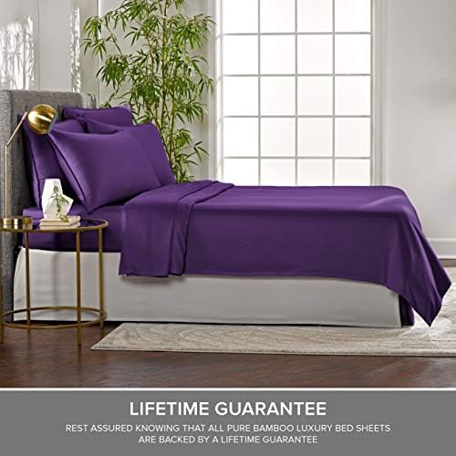 Queen Pillowcases by Pure Bamboo, Genuine 100% Organic Viscose Derived from - Image 6