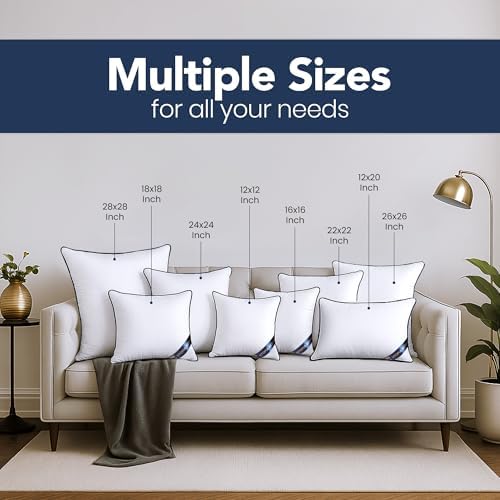 Utopia Bedding 18x18 Throw Pillow Inserts, Decorative Pillows - Image 3