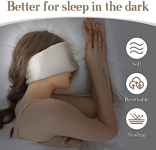 SECZIPE 100% Mulberry Silk Sleep Mask Eye Mask - Image 2