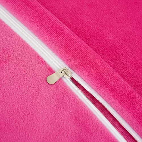 Fluffy Faux Fur Body Pillowcase, Luxury Bubble Waffle Carved Plush Long Size - Image 7