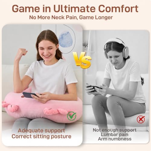 Cute Gaming Pillow for Lap - Image 4