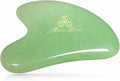 Jade Gua Sha Facial Tool – Guasha Face Massage Tool Lymphatic Drainage Massager by MinaHeal%C2%AE
