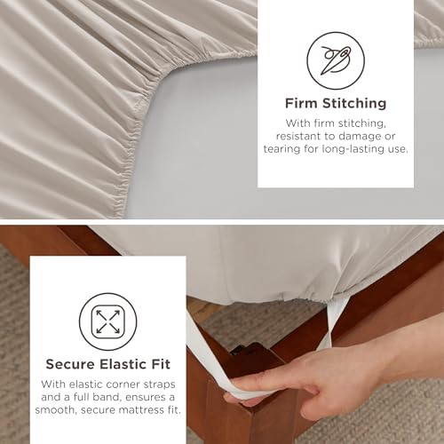 Bedsure Deep Pocket Queen Sheets Set - Image 4